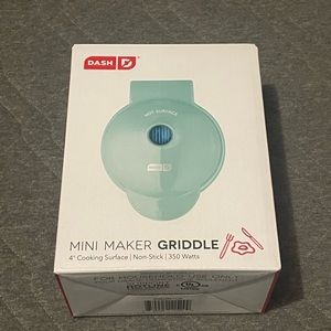⭐️HOST PICK⭐️Dash Mini Maker Griddle 4” Cooking Surface NIB!